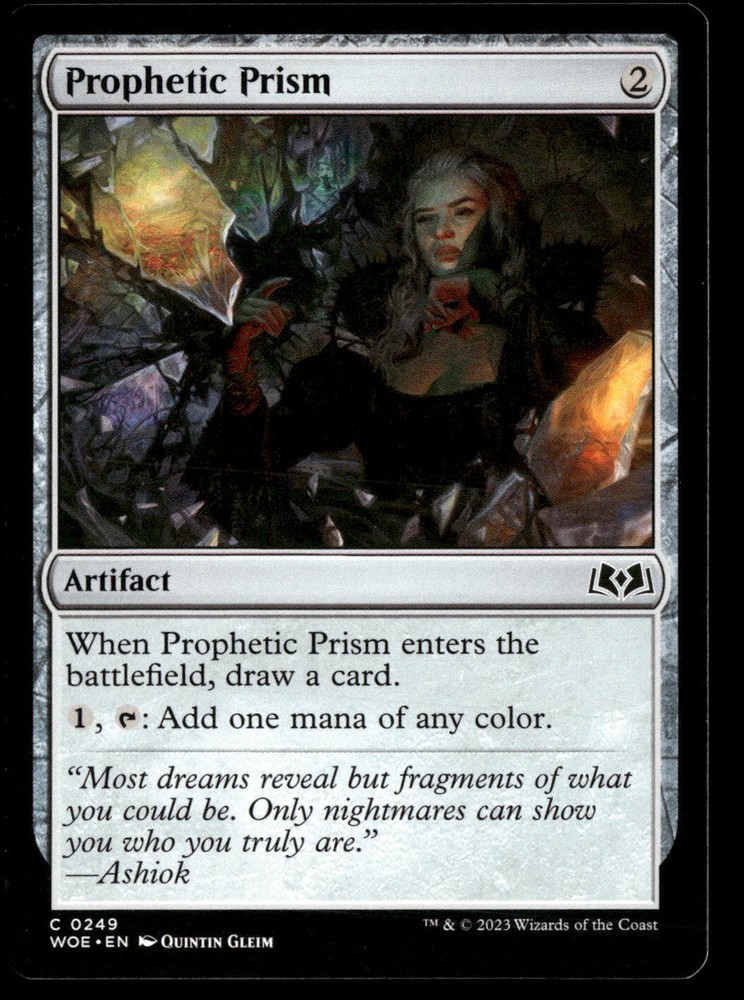 Prophetic Prism MTG Clear Card 249 Wilds of Eldraine Set