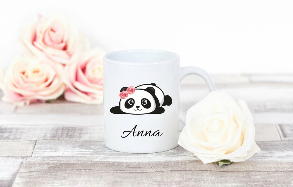 Custom Name Panda Mug Personalized Animal Mug Gift