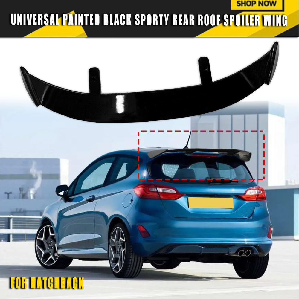 Universal Glossy Sport Roof Spoiler Wing for Hatchback SUV Estate