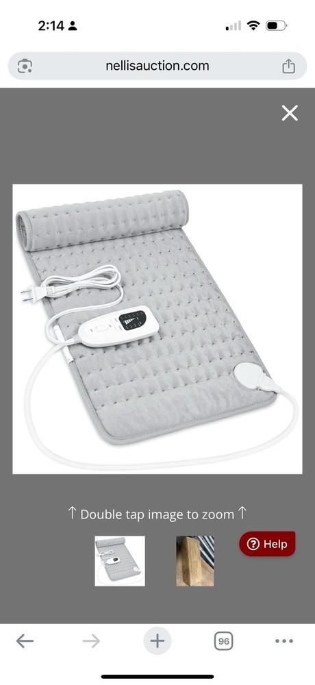 Versatile Moist & Dry Heating Pad with 6 Heat Settings for Back Neck Pain Relief