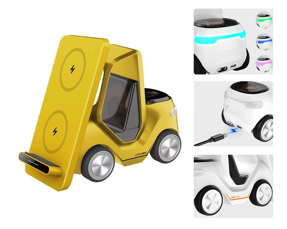 3in1 Funny Wireless Charger Fast Charging Station For iPhone Watch Air Pods Dock