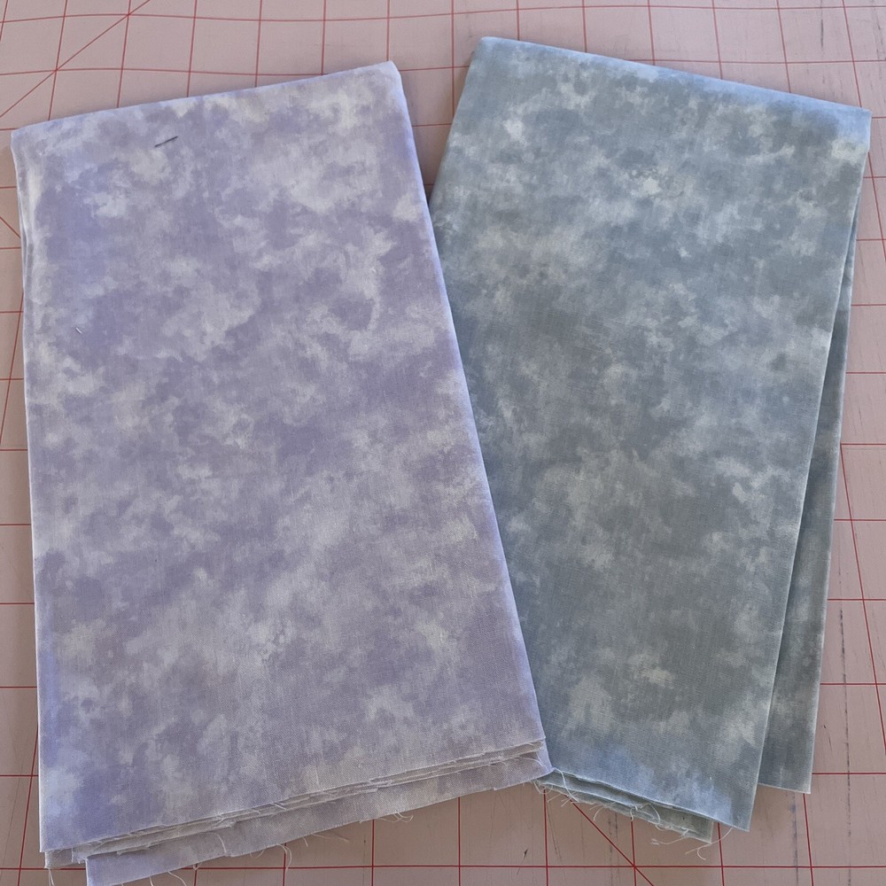 Whimsical Wabbits Marbles Purple Gray Cloud Patrick Lose Bundle 1 Yard Total