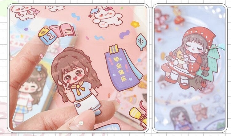 1 hoja aleatoria de pegatinas para niños