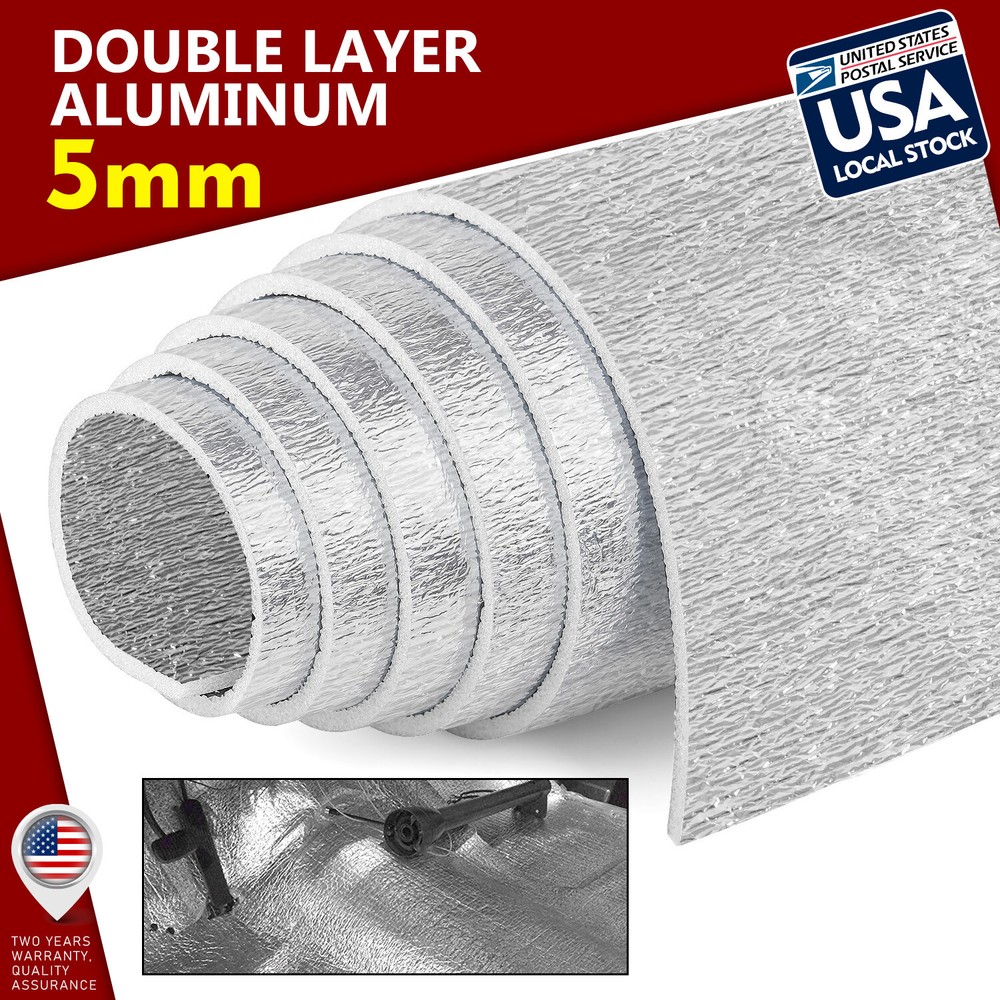 1M*2M Sound Deadener Heat Insulation Mat Car Sound Proofing Deadening For DOOR