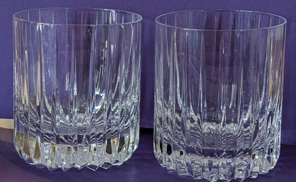 Astral Peerage Crystal Double Old Fashioned Tumblers Set of 2 4