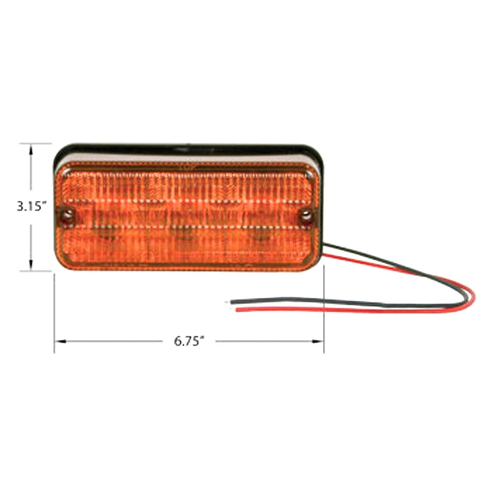 Amber LED Flasher Tail Light Lamp Fits Case/International Harvester