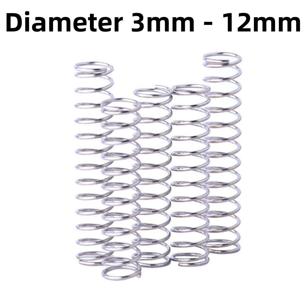 3-12mm Stainless Steel Compression Springs 0.5-0.6mm Wire Dia