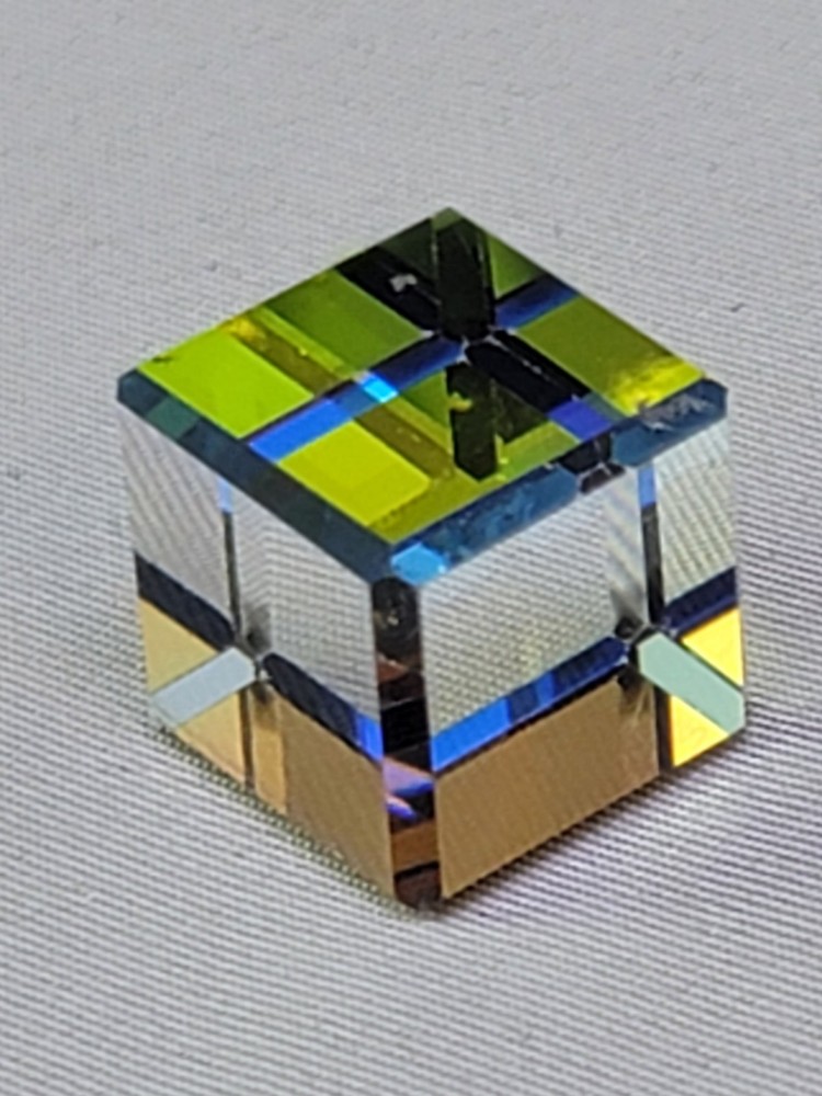 Swarovski Crystal Cube Elegant Decorative Piece