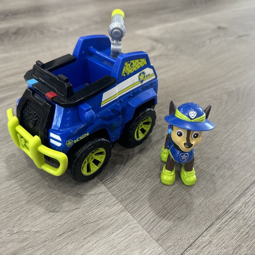 Paw Patrol Chase Jungle Rescue - Jungle  Cruiser Vehicle & Figure HTF Toy