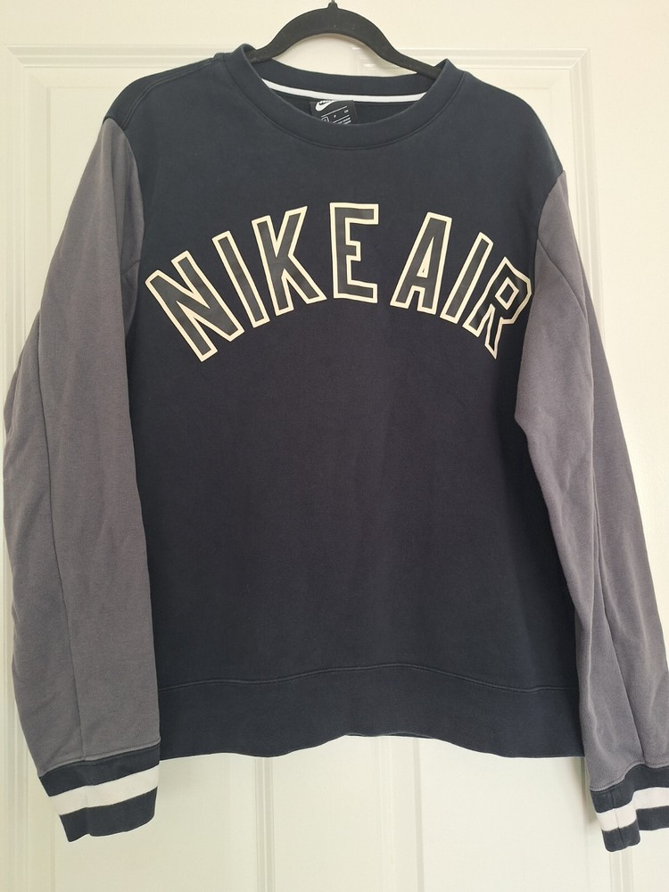 Nike Air Spell Out Crew Neck Pullover Sweater Mens Sz S