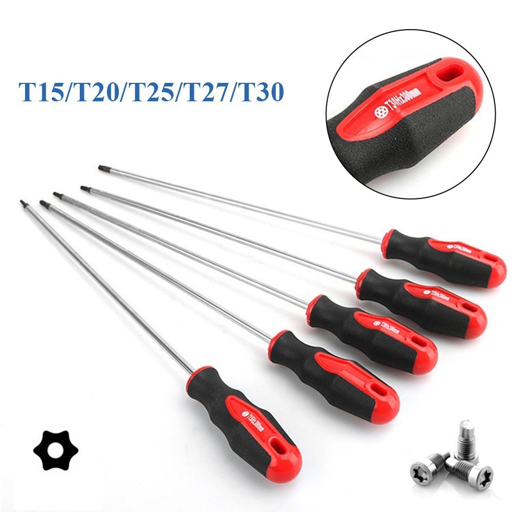 Extra Long 400mm Rubber Handle Screwdriver Replacement 1 Piece