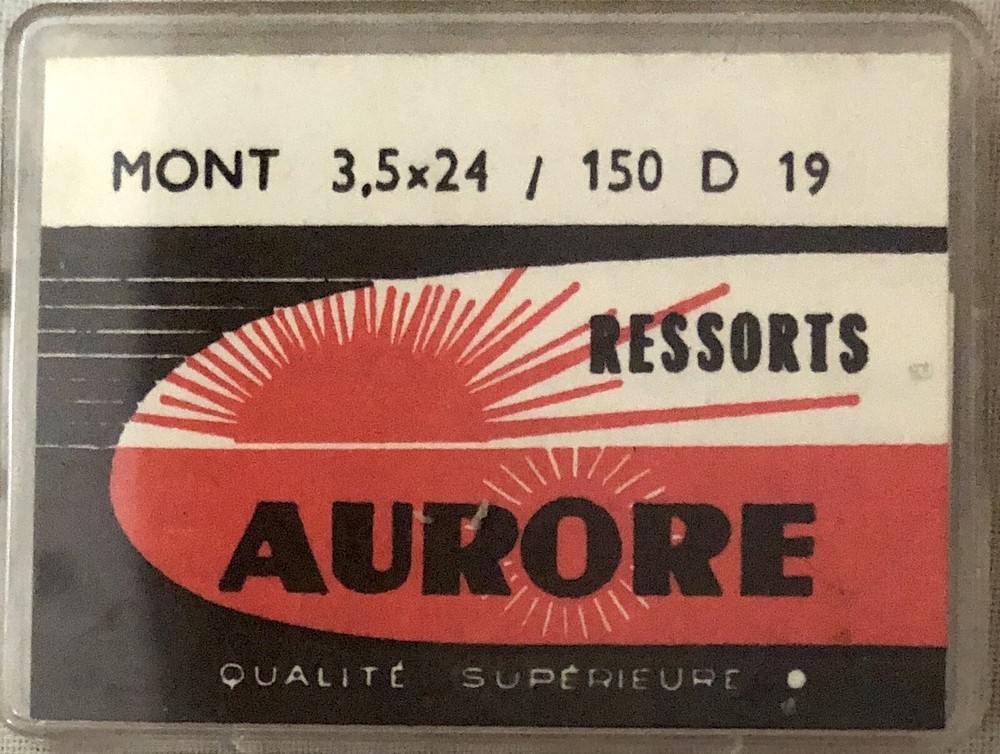 1X=1 Mainspring X 8640 1.50 X 5.5 Ø 0.065 Watch Spring 150 D 19 3.5 X 24