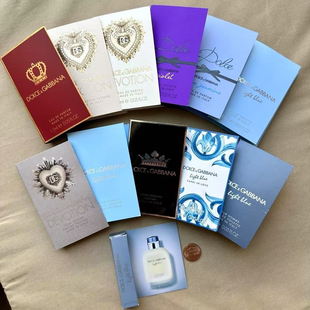 Dolce & Gabbana Fragrance Sample Vials – Men’s & Women’s – Choose Scent – New