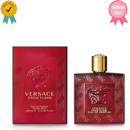 Versace Eros Flame by Versace 3.4 oz EDP Spray for Men Brand New-Fast ship