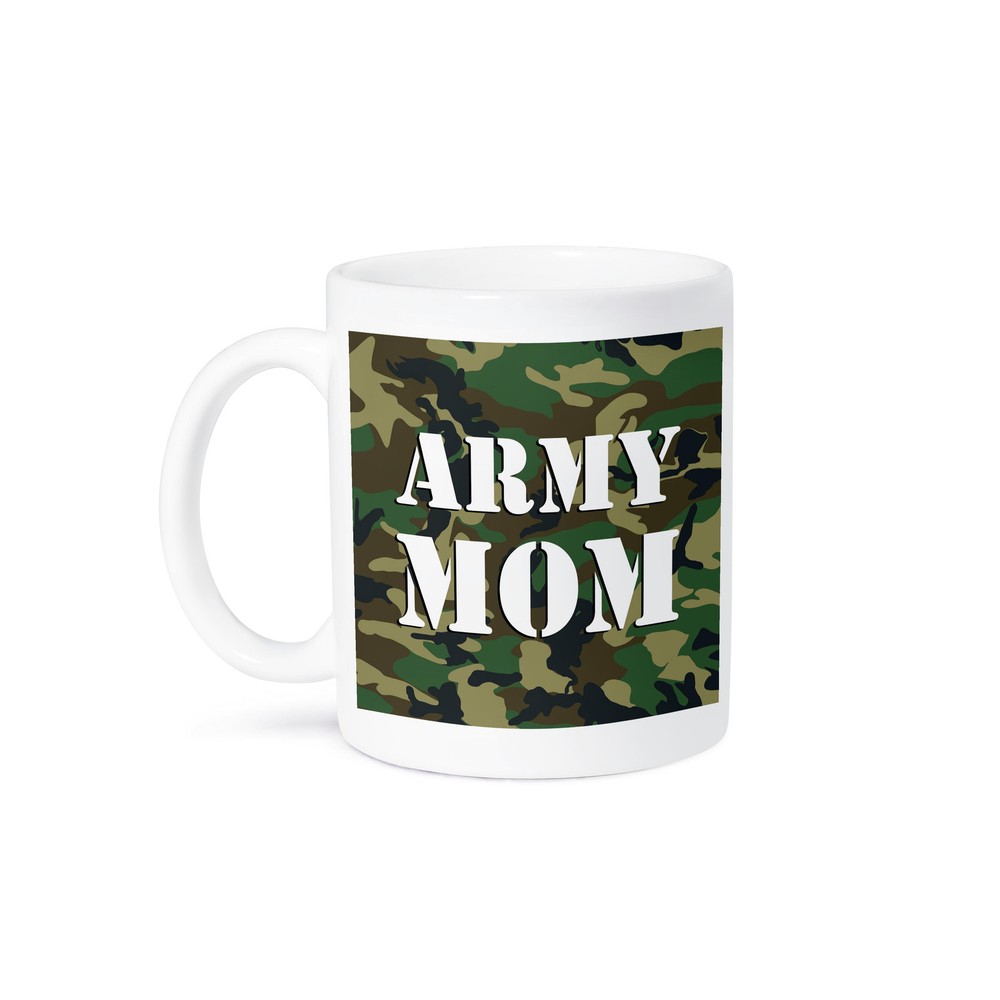 3dRose, Army Mom Green Camouflage , Mug