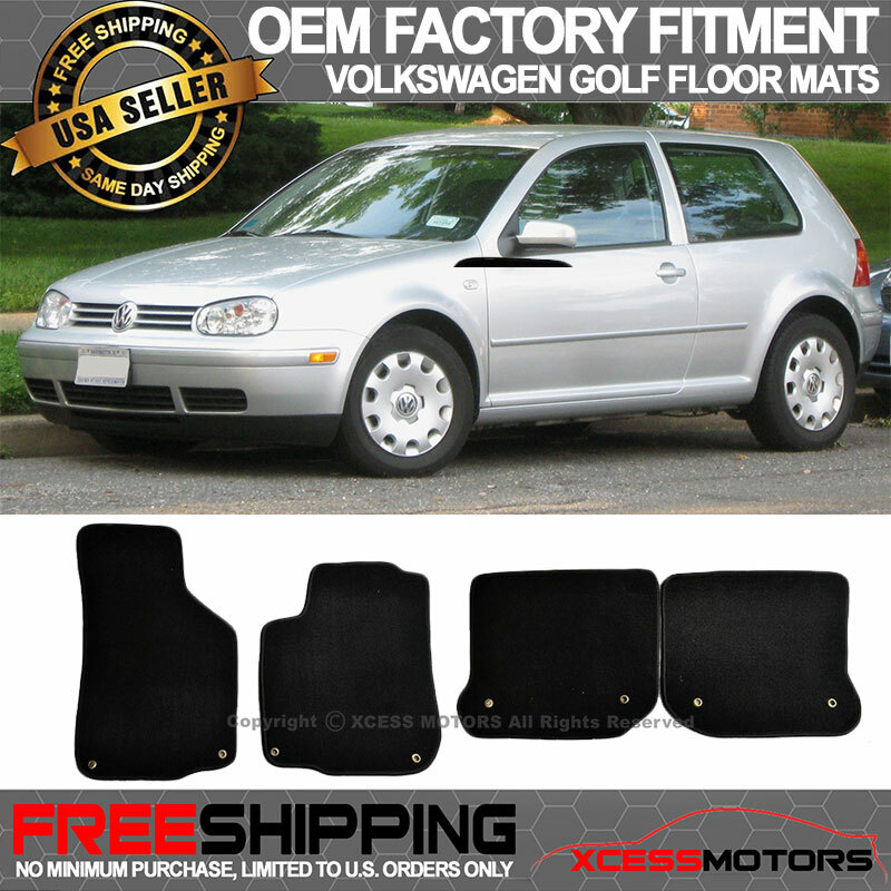 Fits 99-05 VW Gli MK4 Golf MK4 Jetta MK4 OE Factory Front & Rear Floor Mat 4PCS