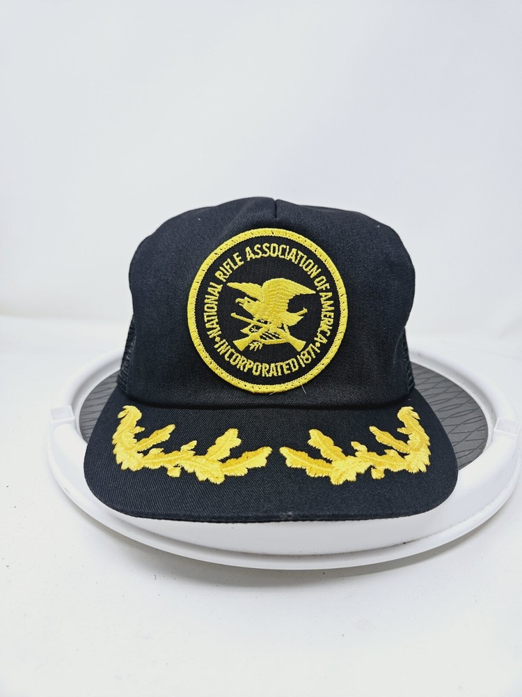 VTG National Rifle Association K-Products Mesh Trucker Snapback Hat USA Made