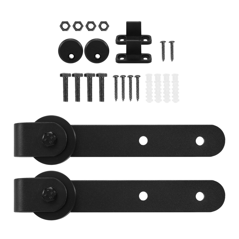 Cabinet Sliding Barn Door Hardware Kit with Super Smooth Glide for Easy Installation