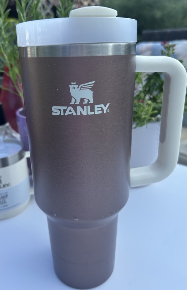 Stanley 40oz Rose Gold Quencher Insulated Travel Tumbler