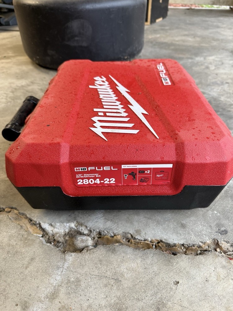 Milwaukee M18 Fuel Hammer Drill Driver 2804-22 Empty Hard Storage Case