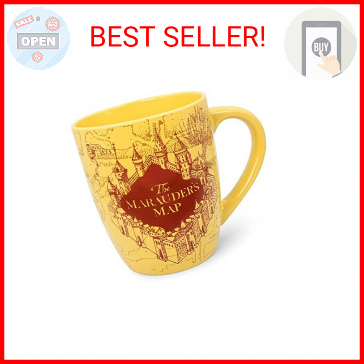 Harry Potter Marauder's Map Large Ceramic Mug for Coffee and Espresso