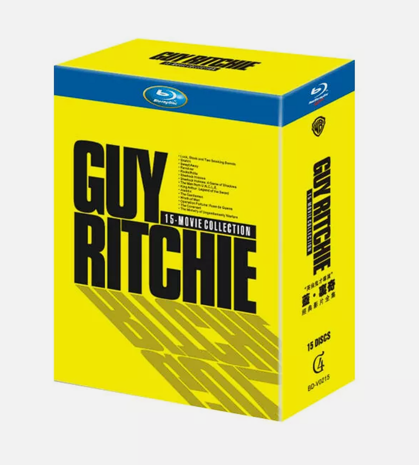 Guy Ritchie 15 BD Movies Collection 15 Disc Film All Region New Box Set Sealed
