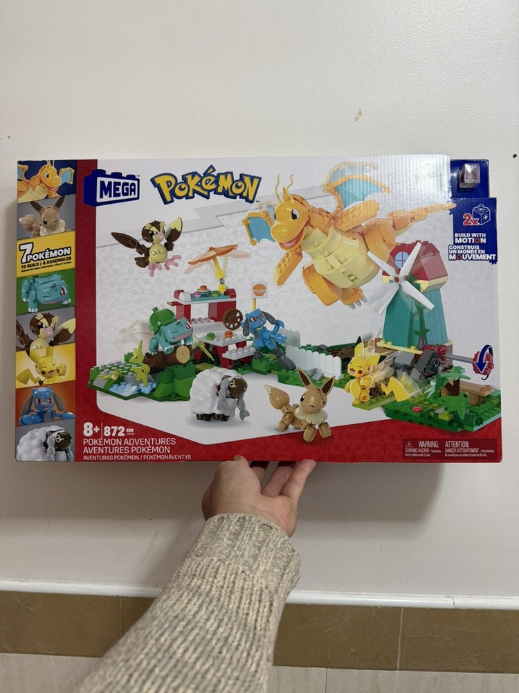 ⭐NEW⭐ MEGA Construx Pokémon Adventures Bundle🔥7 Pokemon To Build / 872 Pieces