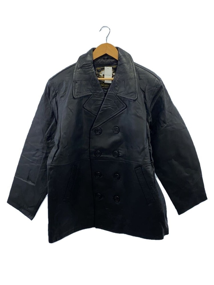 Trade Mark/Leather Jacket Blouson/L/Leather/Blk 8922