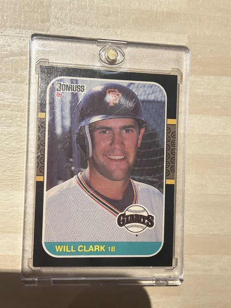 1987 Donruss Will Clark Rookie Card #66 MLB Baseball Collectible