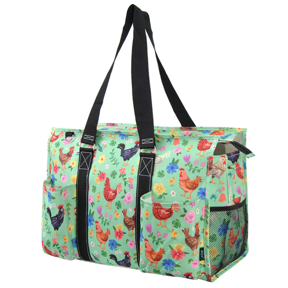 NGIL PEEP MEADOW -Teacher Tote- Large Utility Tote- All Purpose- New Arrival