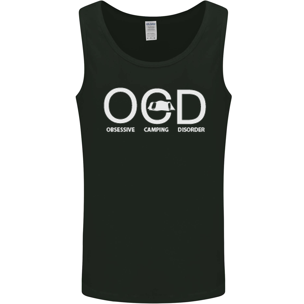 OCD Obsessive Camping Disorder Mens Vest Tank Top
