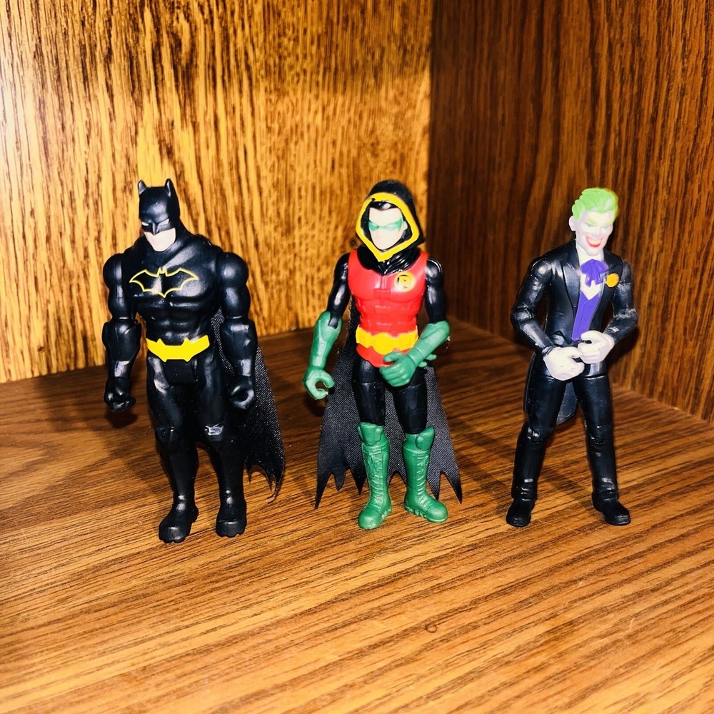 ⭐️ Spin Master DC The Caped Crusader Hooded Robin Batman Joker 4” Replacement