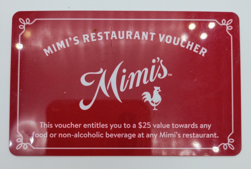$25 Mimi's Restaurant Gift Card - No Expiry & Never Expires-image