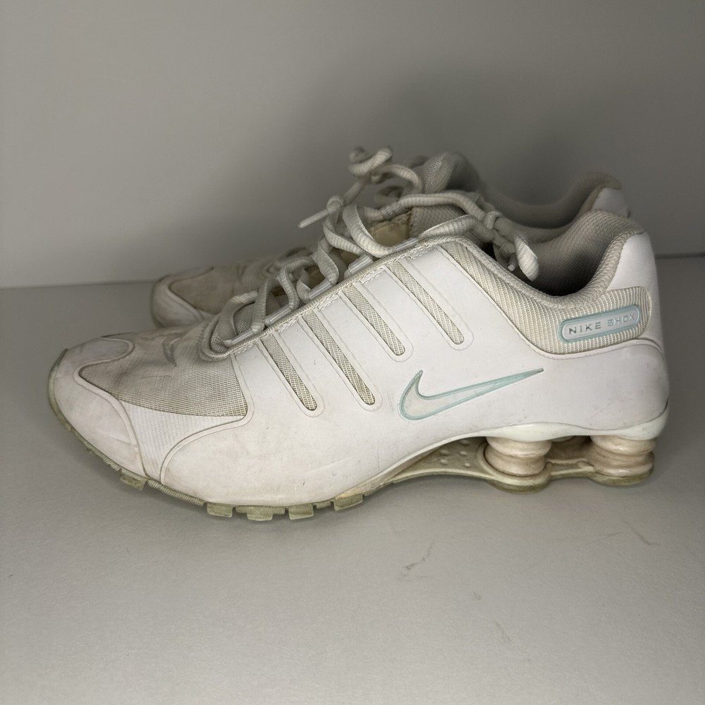 Nike Shox NZ NS Glow in the Dark White/Mint 635791-113 Womens Running Shoes 8.5