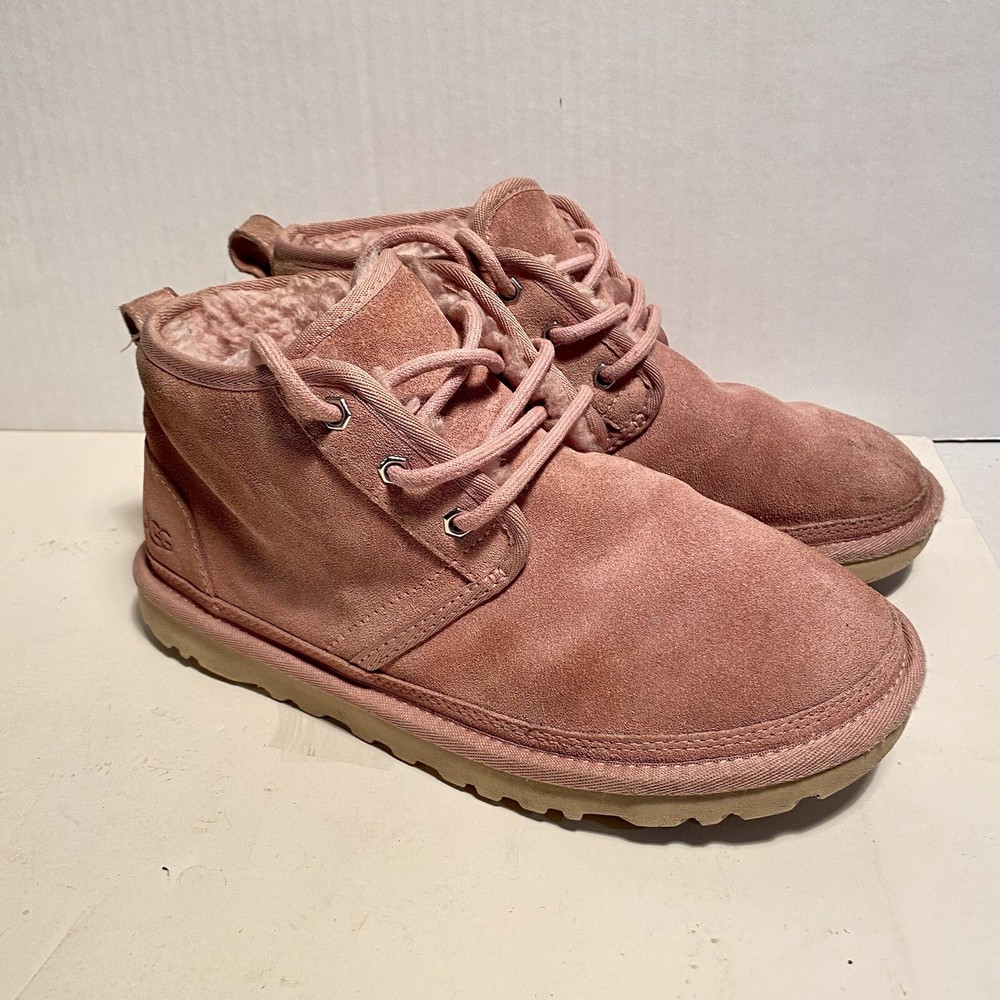 UGG NEUMEL WOMEN ANKLE BOOTS SUEDE PINK CLOUD US 7 /UK 5 /EU 38 /JP 24