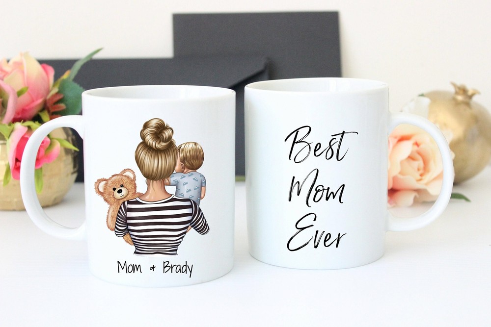 Mothers Day Gift Mothers Day Mug Mom Of Boys Mother Son Gift For Mom Moms-image