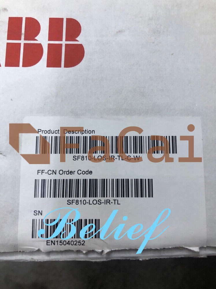 1PCS ABB SF810-LOS-IR-TL-C-W Flame detection head New