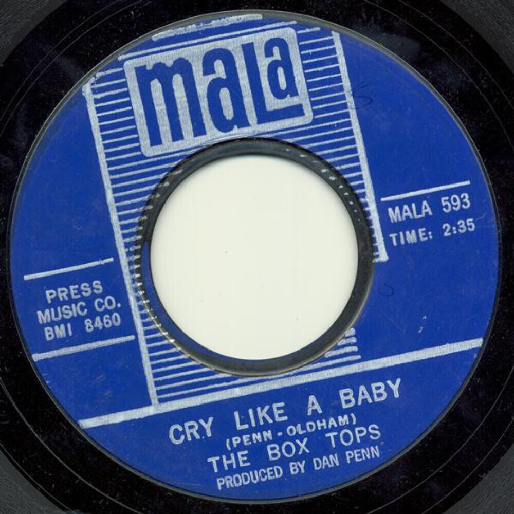 Box Tops - Cry Like A Baby - Mala - MALA 593 - 7