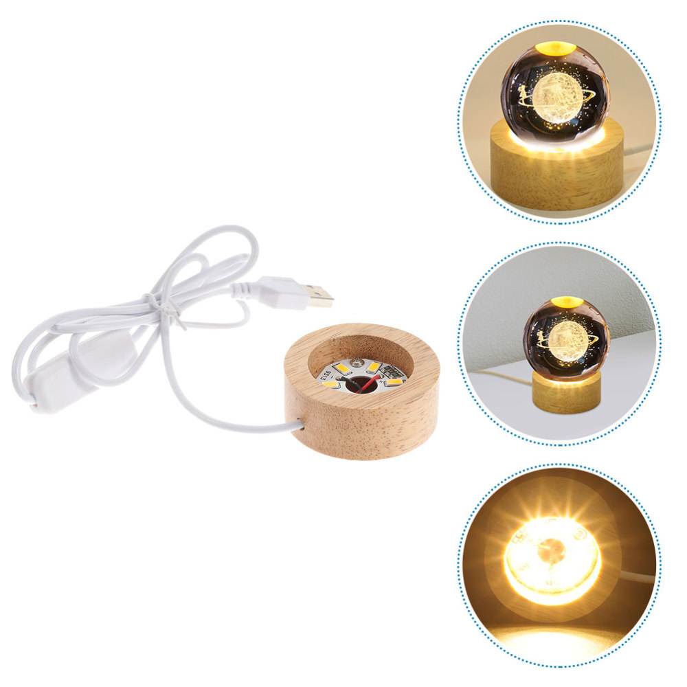 Crystal Balls Accessory Lighted Base for Glass Art Automatic Table
