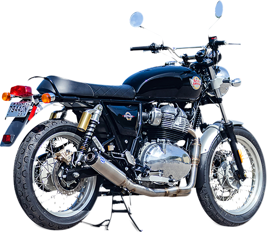 19-21 for Royal Enfield Continental GT 650 Qualifier 2:1 Exhaust System Race Onl
