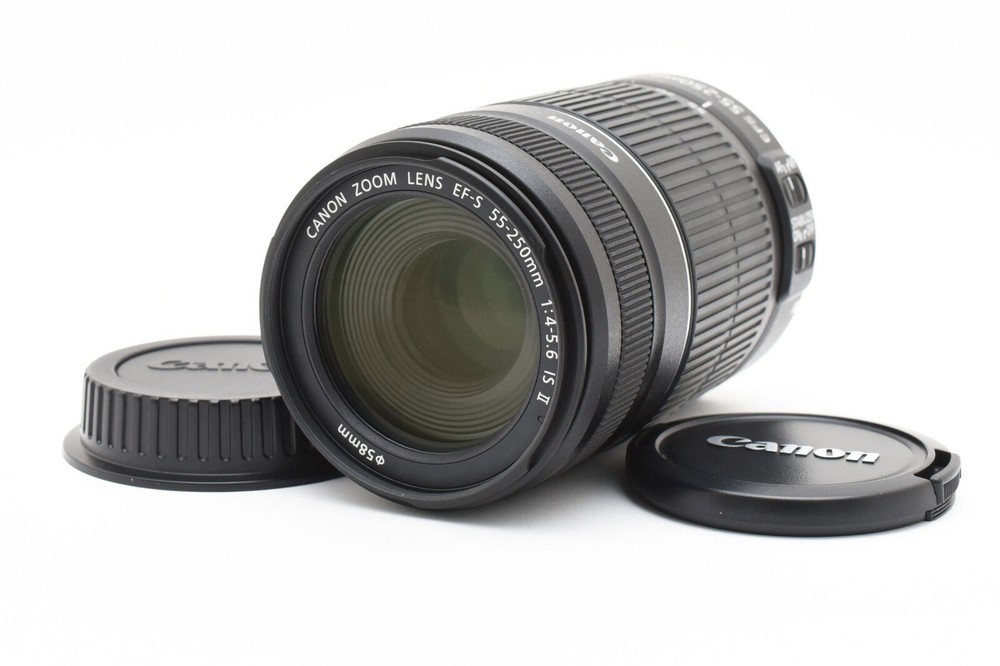 Canon EF-S 55-250mm f/4-5.6 IS II Telephoto Zoom Lens [Exc+5] From JAPAN #2549
