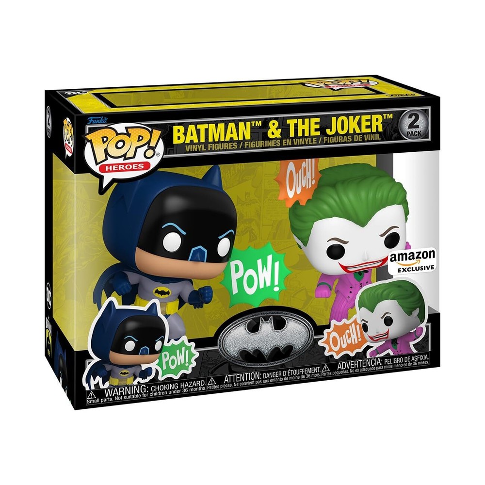 Joker Batman Figure Funko Pop! Vinyl 2PK Batman 85th Anniversary BATMAN & THE