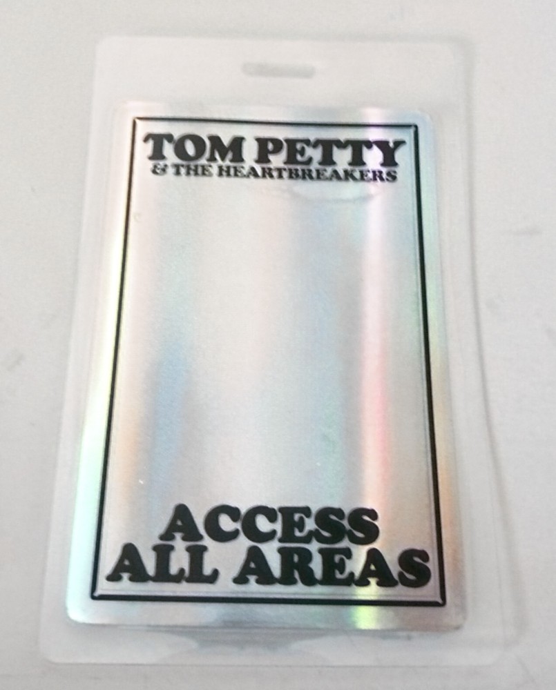Tom Petty Tour All Access Laminate Backstage Pass
