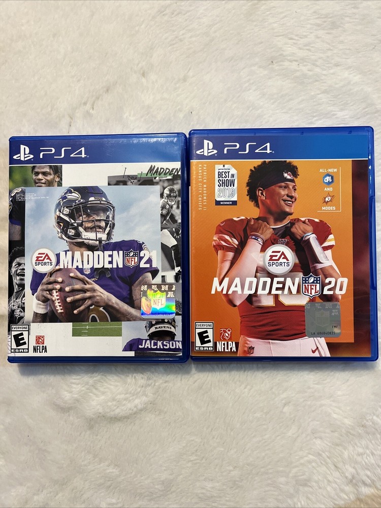 PS4 2-game Madden Bundle:  20 And 21.  Both CIB Tested Working.