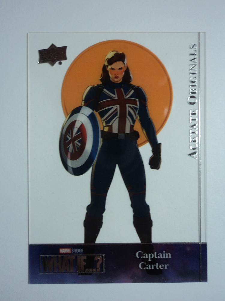 2023 Upper Deck Marvel What If Acetate Originals A1 Captain Carter Card