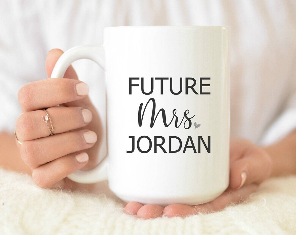 Future Mrs Mug Personalized Coffee Mug For Future Bride Engagement Gift Custom
