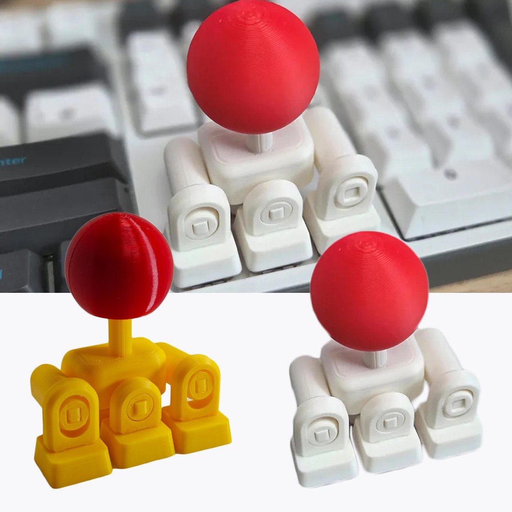 3D Printed Keyboard Joystick, 4-Way Directional Key Mod for Mechanical Keyboard