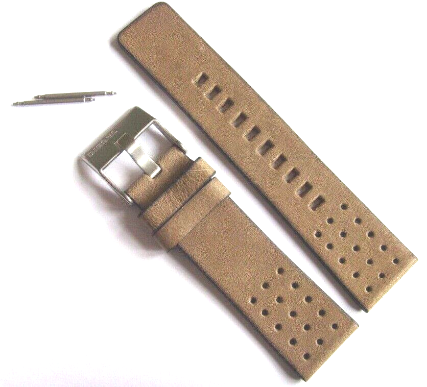 Diesel Original Replacement Band Leather Strap DZ7303 Watch Strap Beige 24 Mm