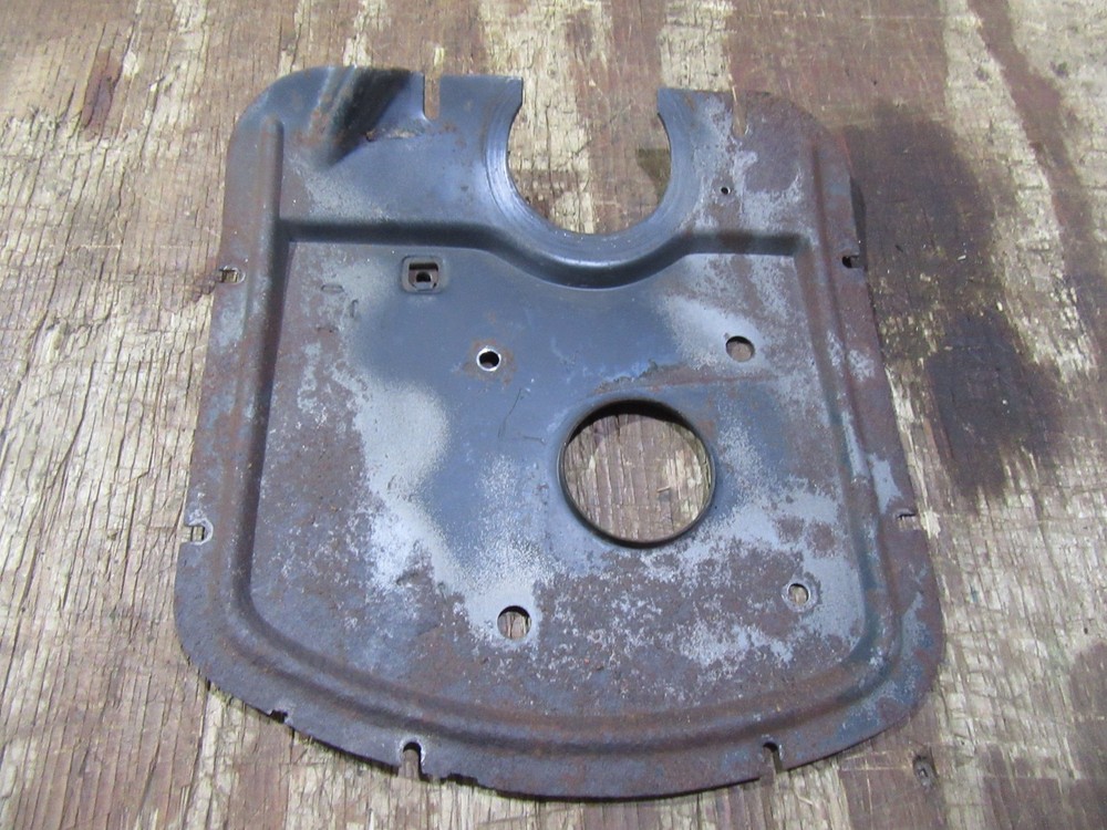 1957 Oldsmobile Super 88 firewall steering column hole cover filler panel