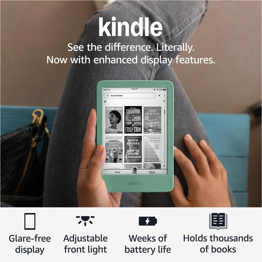 Kindle 16 GB (newest model) - Lightest and most compact Kindle, now with faster